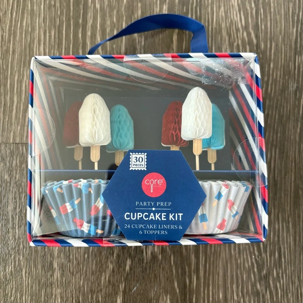 Core Party Prep Rocket Pop Cupcake Kit Liners & Toppers